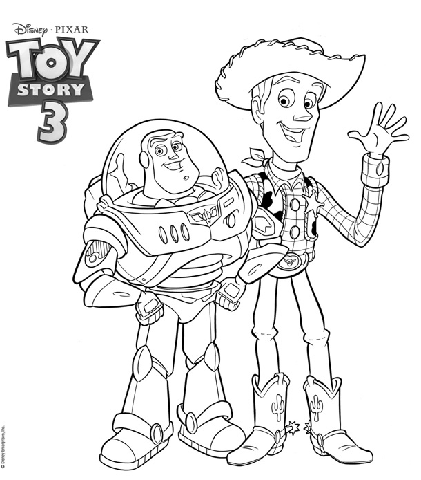 Disney Toy Story 3 Coloring Pages Coloring Pages